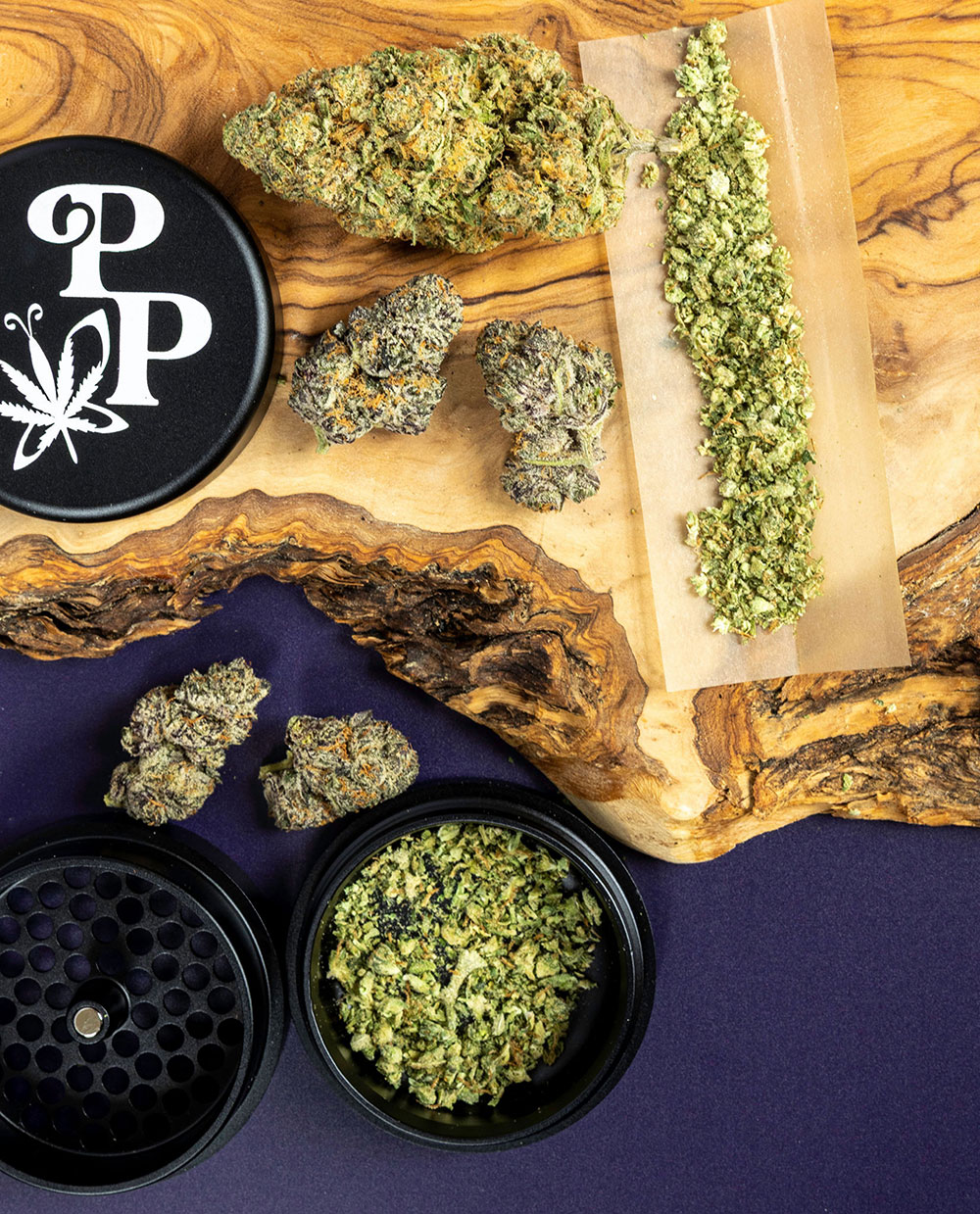 Flower Types Displayed